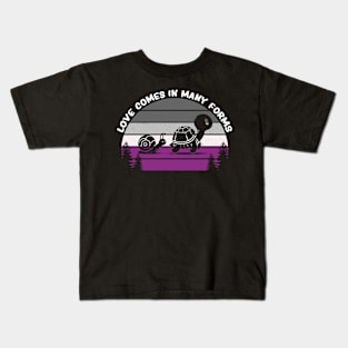 Asexual Pride Flag Month Lgbtq Asexuality Kids T-Shirt